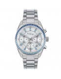 Orologio Breil Tribe - Azure - 36mm - Silver - Cristalli Blu - EW0739