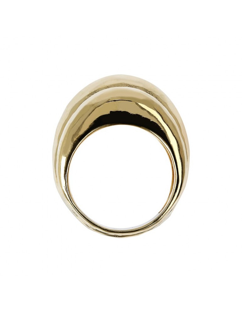 Etruscan Ring - Itaca-Golden-Triple Hammered Design-WSET00320.YG-18