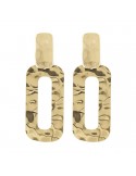 Etruscan-Ithaca Earrings-Pendants-Hammered Flat Link-WSET00594.YG