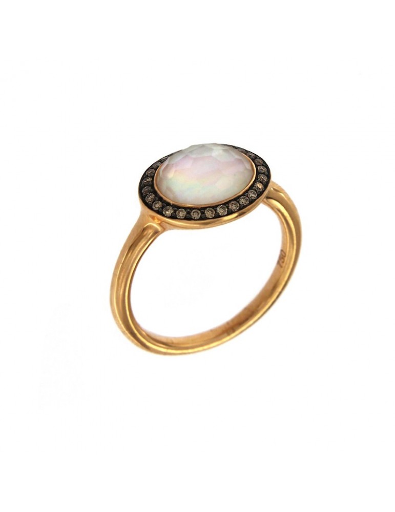 Crivelli ring with Quartz and Diamonds for Woman - 0