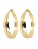 Orecchini Etrusca - Itaca - Gold - Cerchio Martellato - WSET00622.YG