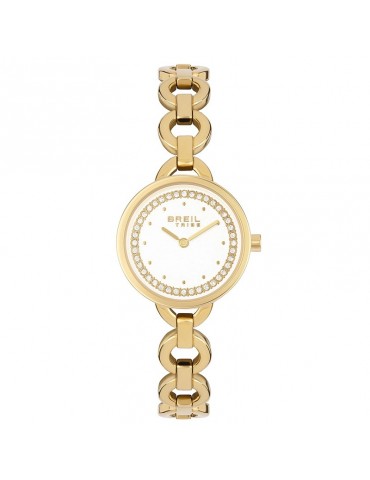 Breil Tribe Watch - Anouk - Gold - 25mm-White with Crystals-EW0743