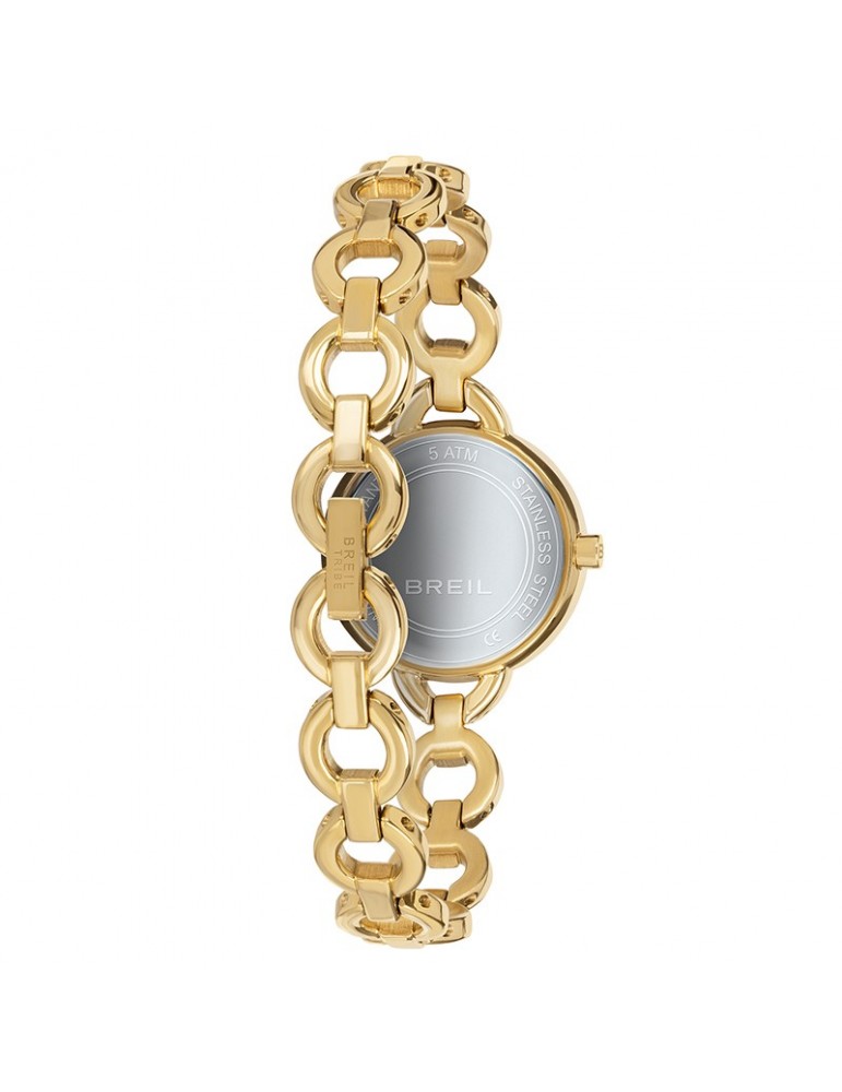 Orologio Breil Tribe - Anouk - Gold - 25mm-Bianco con Cristalli-EW0743