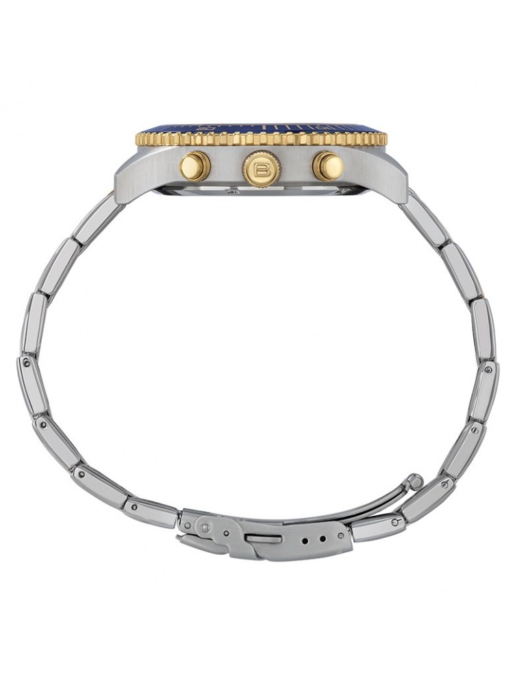 Breil Tribe Watch - Sail - Silver and Gold - 42mm - Blue - EW0744