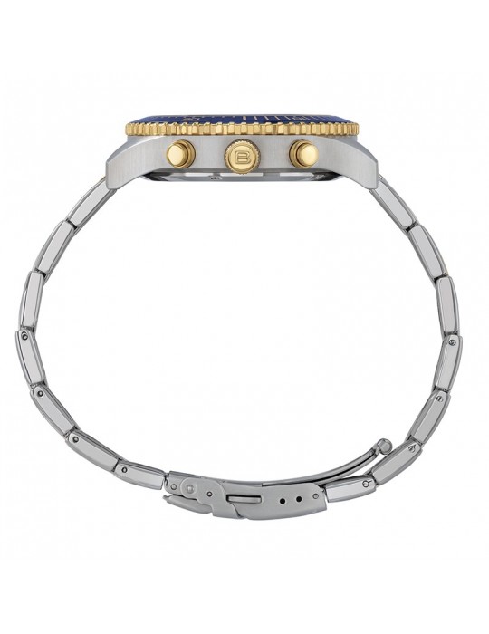 Orologio Breil Tribe - Sail - Silver e Gold  - 42mm - Blu - EW0744