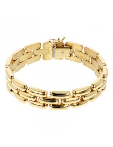 Bracciale Etrusca - Itaca - Gold-Catena Pantera Liscia-WSET00744.YG-19