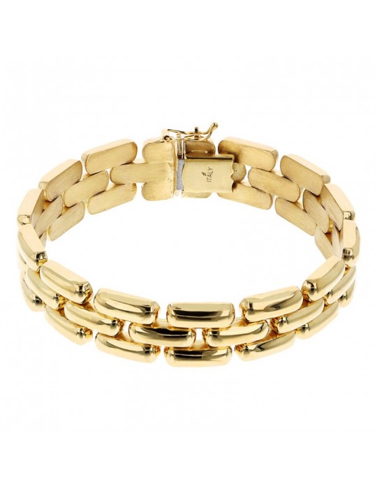 Etruscan Bracelet - Ithaca - Gold-Panther Smooth Chain-WSET00744.YG-19