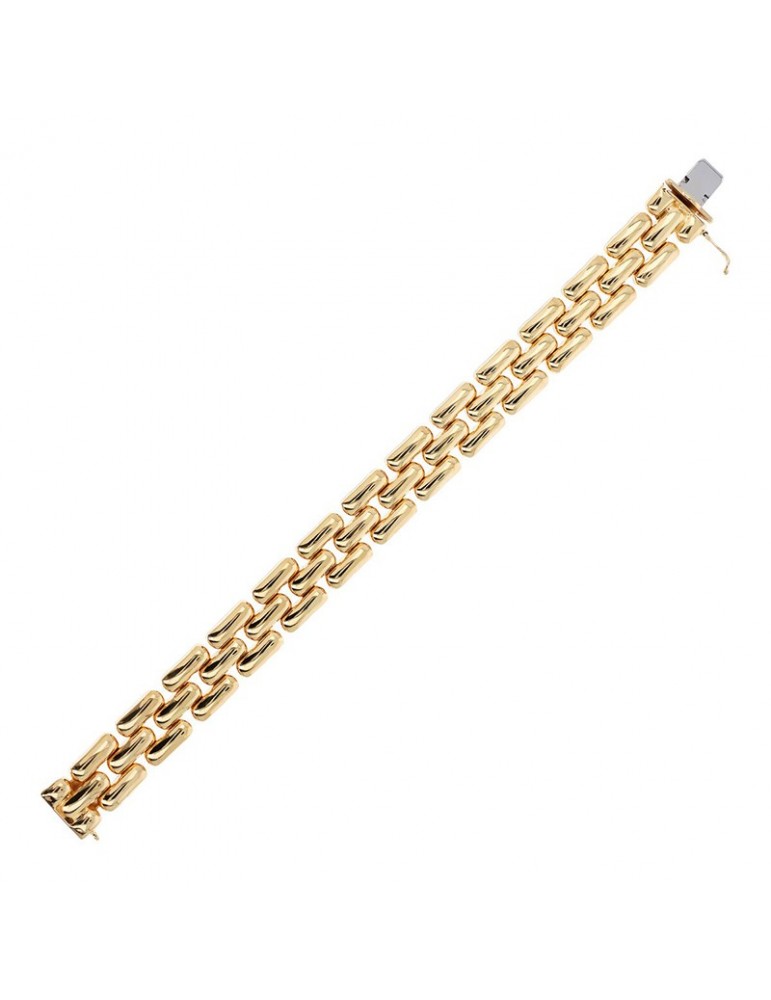 Bracciale Etrusca - Itaca - Gold-Catena Pantera Liscia-WSET00744.YG-19