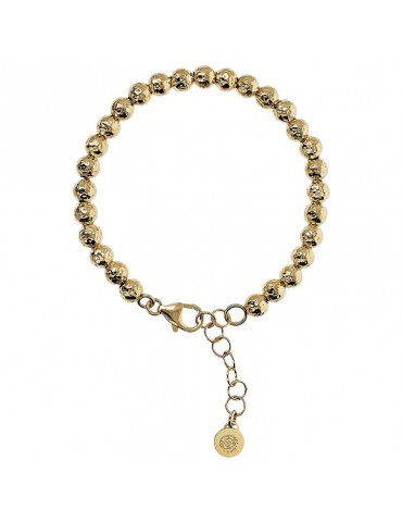 Bracciale Etrusca - Itaca - Dorato - Sfere - Martellate - WSET00761.YG