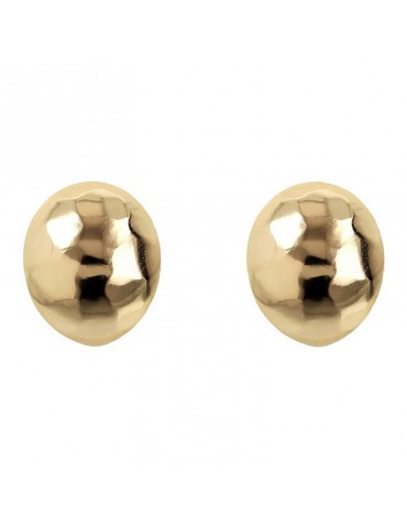 Orecchini Etrusca-Itaca-a Lobo-Design a Goccia Martellato-WSET00785.YG