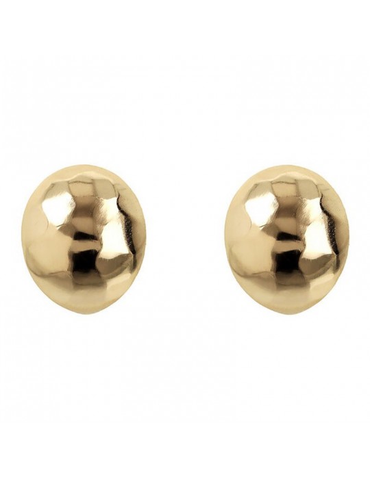 Orecchini Etrusca-Itaca-a Lobo-Design a Goccia Martellato-WSET00785.YG