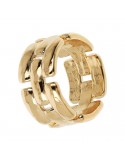 Etruscan-Ithaca-Band Ring-Panther Martellata Link-WSET00792.YG-14