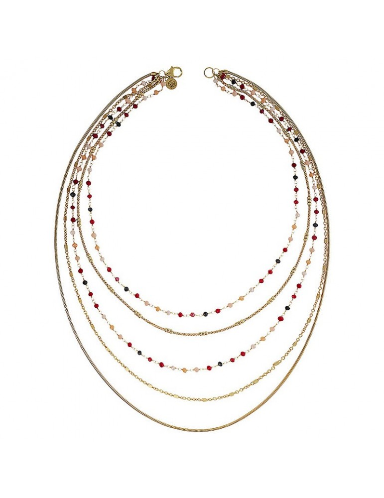 Collana Etrusca - Rosari - Multifilo-Gold-Pietre Naturali-WSET00813.YG