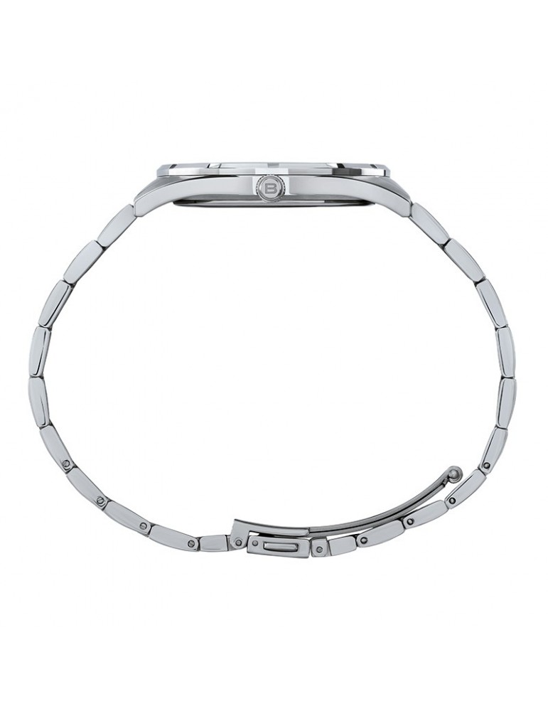 Breil Men's Watch - B 12 H - Time and Date - Silver - 38mm - Green - TW2075