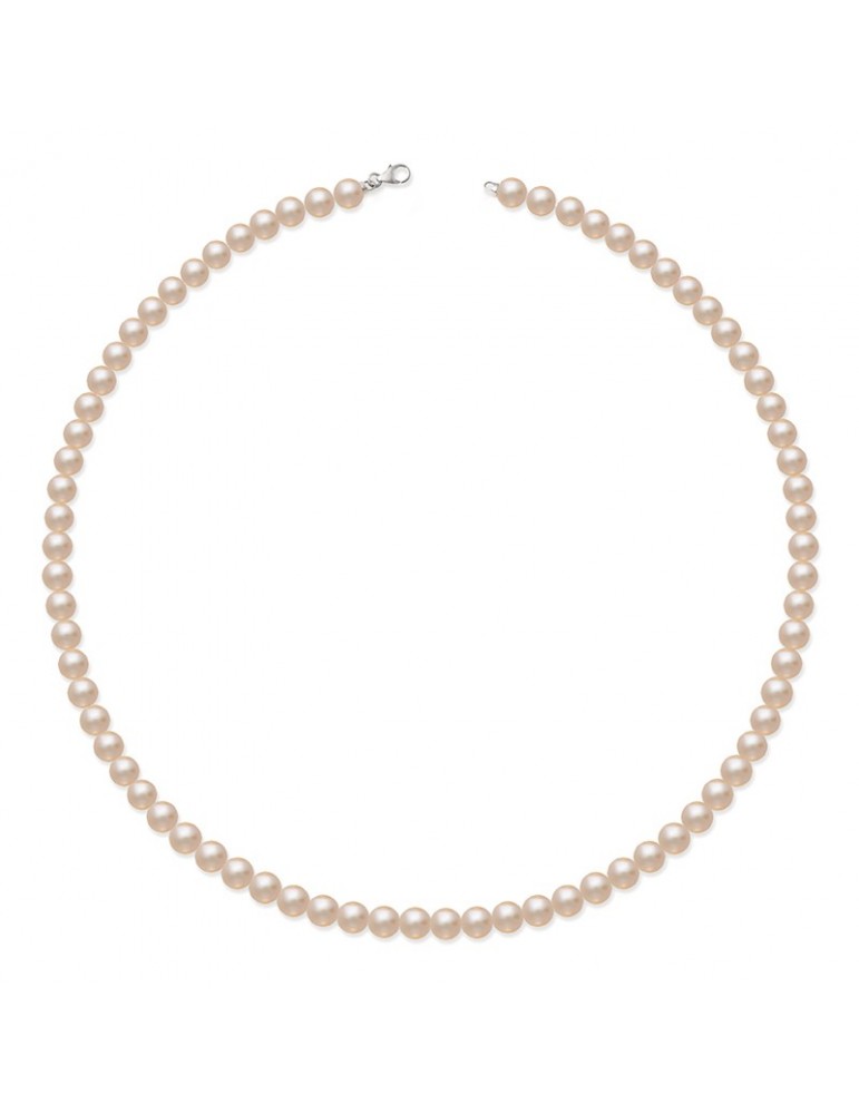 Collana Lelune - Young con Perle Freshwater Rosa 4.5-5 mm - LLNKP502