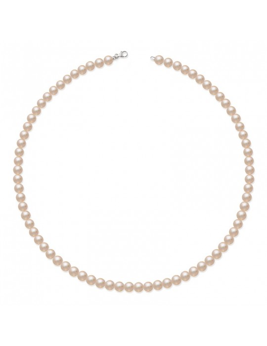 Collana Lelune - Young con Perle Freshwater Rosa 4.5-5 mm - LLNKP502