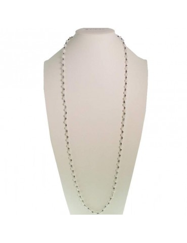 Collana Rajola - Cecilia - Lunga -Perle 6 -6,5 mm-Spinelli Blu-5439926