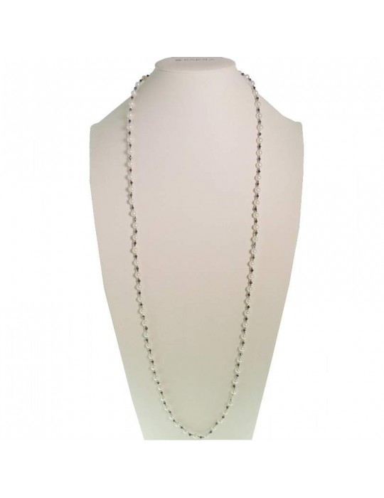 Rajola necklace - Cecilia - Long - Pearls 6 -6.5 mm - Blue Spinelli - 5439926