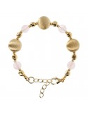 Bracciale Etrsuca - Itaca-Gold-Elementi Todi-Quarzo Rosa-WSET00526.MRQ