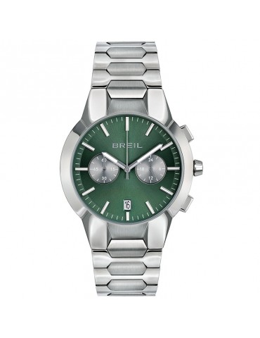 Breil watch - New One - Chronograph - Silver - 43mm - Green - TW2087