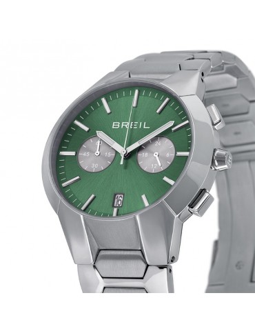 Breil watch - New One - Chronograph - Silver - 43mm - Green - TW2087 2