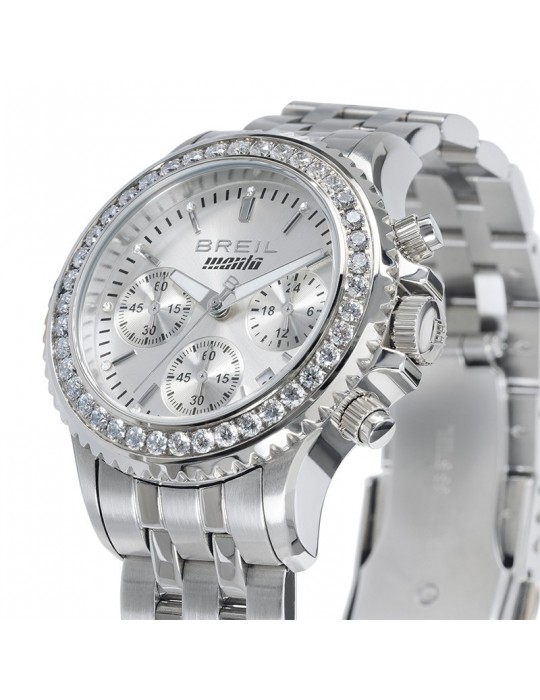 Breil Watch - Manta - Silver - 36,5mm-Cubic Zirconia Bianchi-TW2091