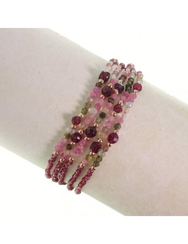 Rajola bracelet - Magic - Multistrand - Garnet - Tourmaline - 54570218