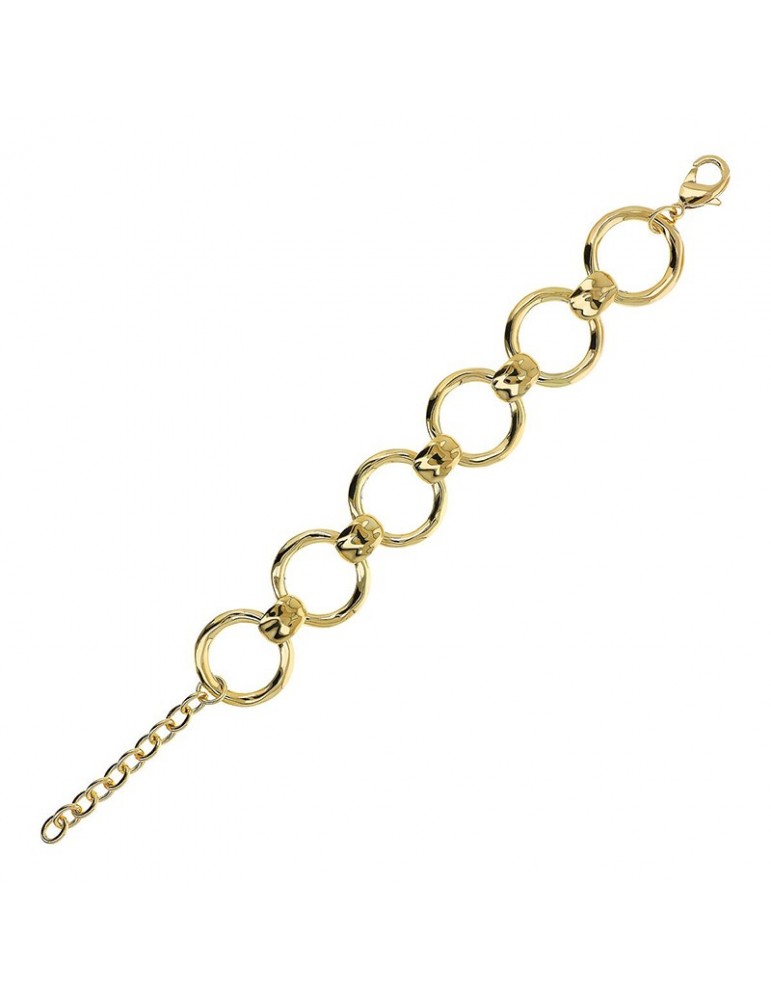 Etruscan Bracelet - Ithaca - Gold - Rings - Flat Nuggets-WSET00843.YG