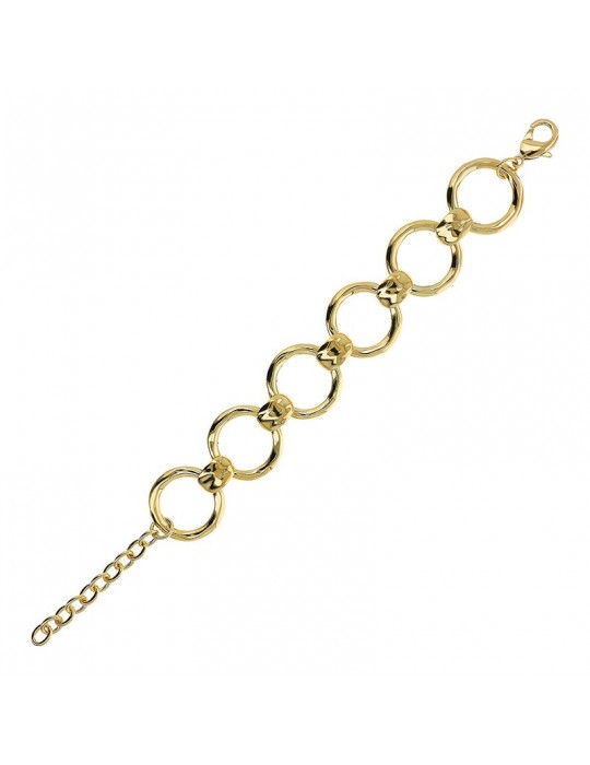 Etruscan Bracelet - Ithaca - Gold - Rings - Flat Nuggets-WSET00843.YG
