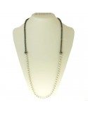 Rajola Necklace - Capricci - Primula - Hematite - Gray Pearls - B568633