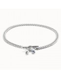 Uno de 50 Necklace - Charismatic - Choker - Blue Crystal - COL1855BPLMTL0U