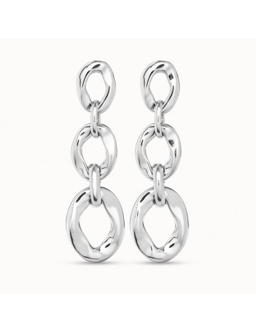 Uno de 50 Earrings - Pendants - Silver - Oval Links - PEN0919MTL0000U