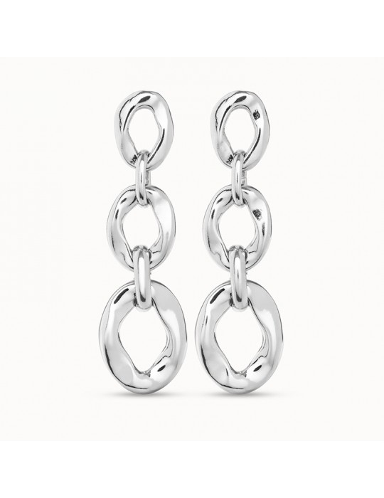 Orecchini Uno de 50 - Pendenti - Silver - Maglie Ovali - PEN0919MTL0000U