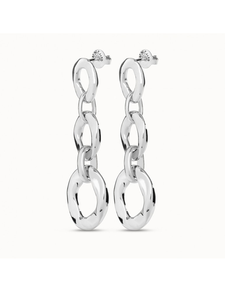 Uno de 50 Earrings - Pendants - Silver - Oval Links - PEN0919MTL0000U