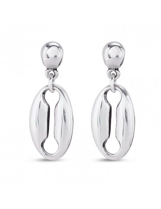 Uno de 50 Earrings - Silver - Medium Pendant Link - PEN0936MTL0000U