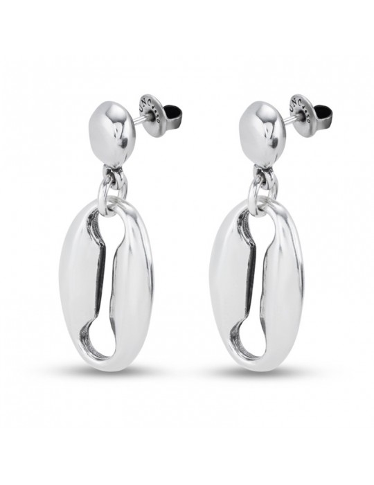Uno de 50 Earrings - Silver - Medium Pendant Link - PEN0936MTL0000U
