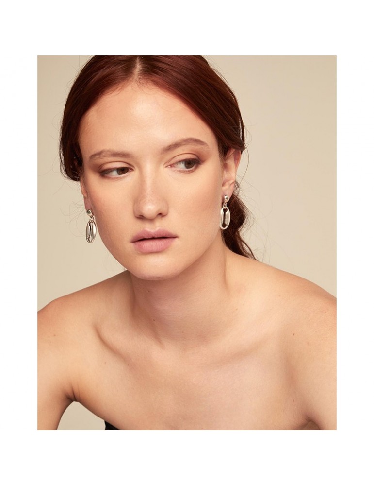 Uno de 50 Earrings - Silver - Medium Pendant Link - PEN0936MTL0000U