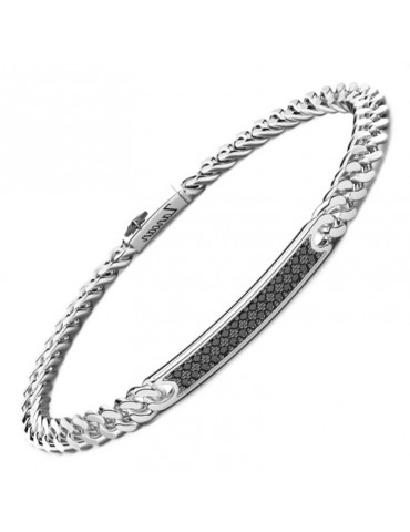 Bracciale Zancan - Cosmopolitan - Pietre Naturali Nere - ESB278N
