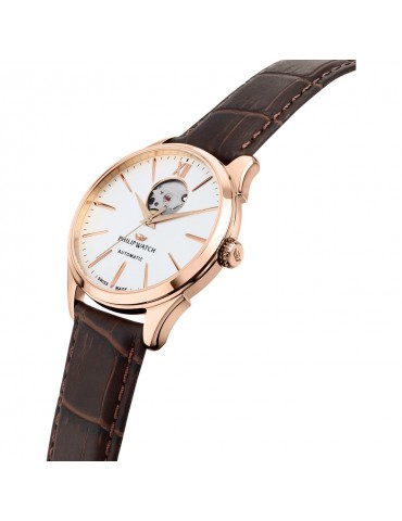 Philip Watch Men's Watch - Roma Automatic 41mm White Rose Gold - Limited Edition - 0 2
