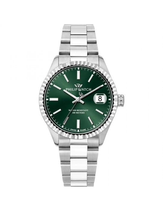 Orologio Philip Watch Uomo - Caribe Urban Quarzo 39mm Verde - R8253597115
