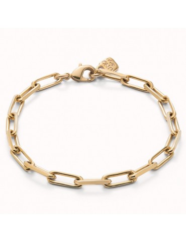 Uno de 50 Bracelet - Hazte Uno - Gold - Large Links-PUL2503ORO0000M