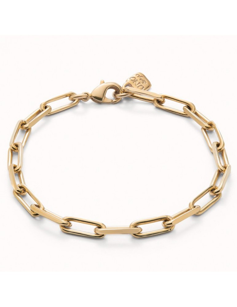 Uno de 50 Bracelet - Hazte Uno - Gold - Large Links-PUL2503ORO0000M