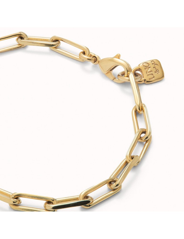 Uno de 50 Bracelet - Hazte Uno - Gold - Large Links-PUL2503ORO0000M