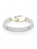 Choker Lelune - Queen a Tre Fili con Perle Coltivate 5.5-6 mm - LGNK600