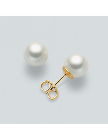 Orecchini Nimei - Oro Giallo - Perle Akoya Antiqua 7 - 7,5 mm-PAA775GN