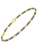 Bracciale Zancan - Eternity Titanium -Titanio-Oro Giallo 18 kt-ETB207G