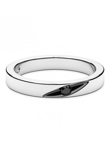 Zancan Ring - Insignia 925 - 925% Silver - Black Spinel - EXA153 2