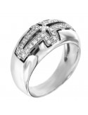 Chimento Ring Woman - in White Gold with Diamonds of 0,23 ct - 0
