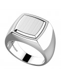 Zancan Ring - Eternity 925 - Square Chevalier - Silver 925% - EXA234