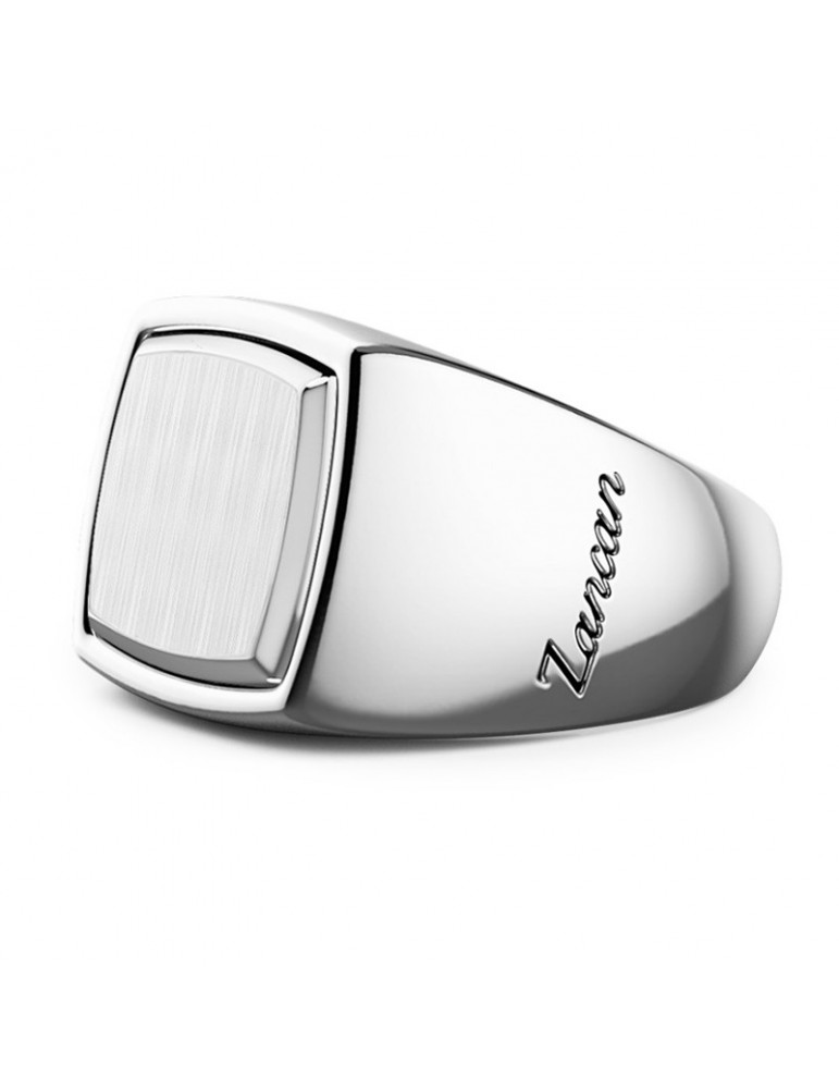 Zancan Ring - Eternity 925 - Square Chevalier - Silver 925% - EXA234